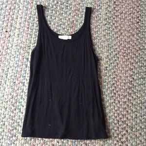 Black tank top